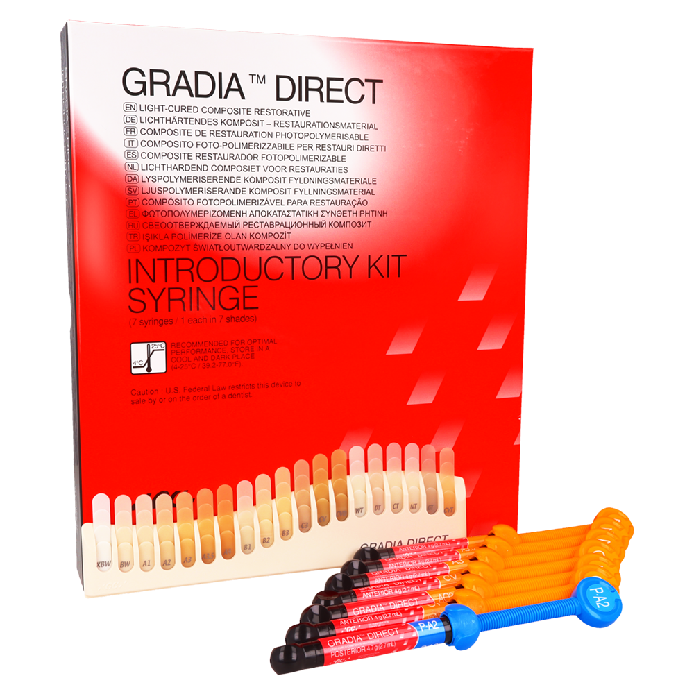 GC Gradia Direct zestaw 7x2,7 ml